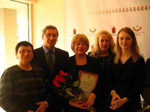Elena Petronienė su kolegomis